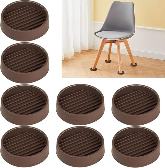 Rubber Furniture Pads Non Slips Furniture Casters Cup Chair Leg Floor Protectors by Bsonedo