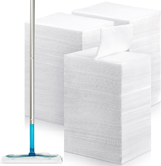 Hoolerry 300 Count Dry Sweeping Cloths Dry Mop Refills Sweeper Dusting Cloths by Hoolerry
