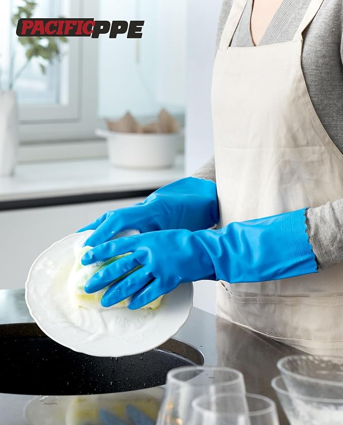 PACIFIC PPE 2 Pairs Dishwashing Cleaning Gloves - Image 7