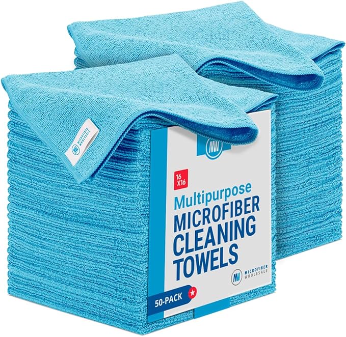 Microfiber Wholesale 16" x 16" All Purpose Towels by MicrofiberWholesale