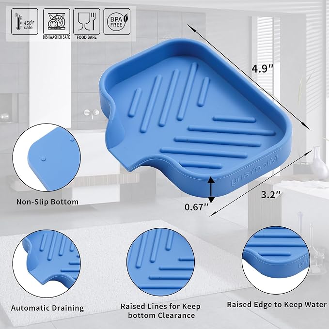Silicone Bathroom Soap Dishes - Image 2