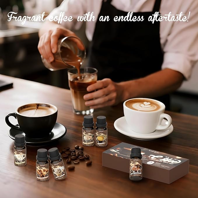 Coffee Fragrance Oils Set, Essential Oil - Image 4
