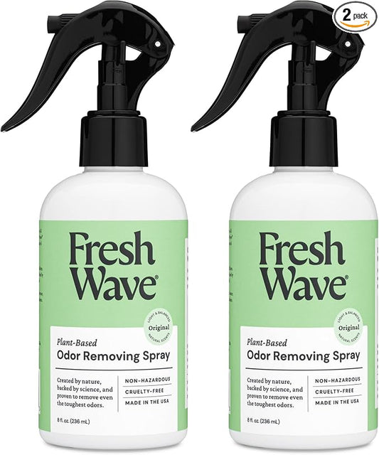 Fresh Wave Original Scent Odor Removing Spray, 8 fl. oz. | Pack of 2 | Odor by FreshWave