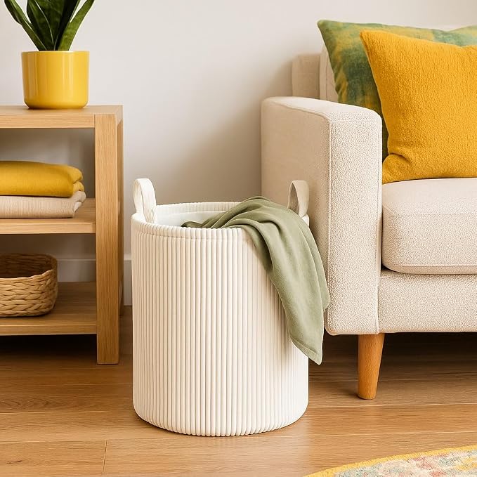 PUTSKA Blanket Basket – Round Storage by Putska
