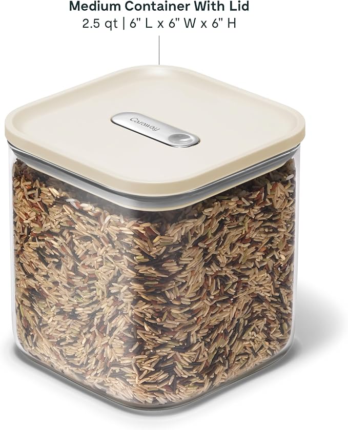 Caraway 2.5qt Glass Airtight Food Storage Container - Image 3
