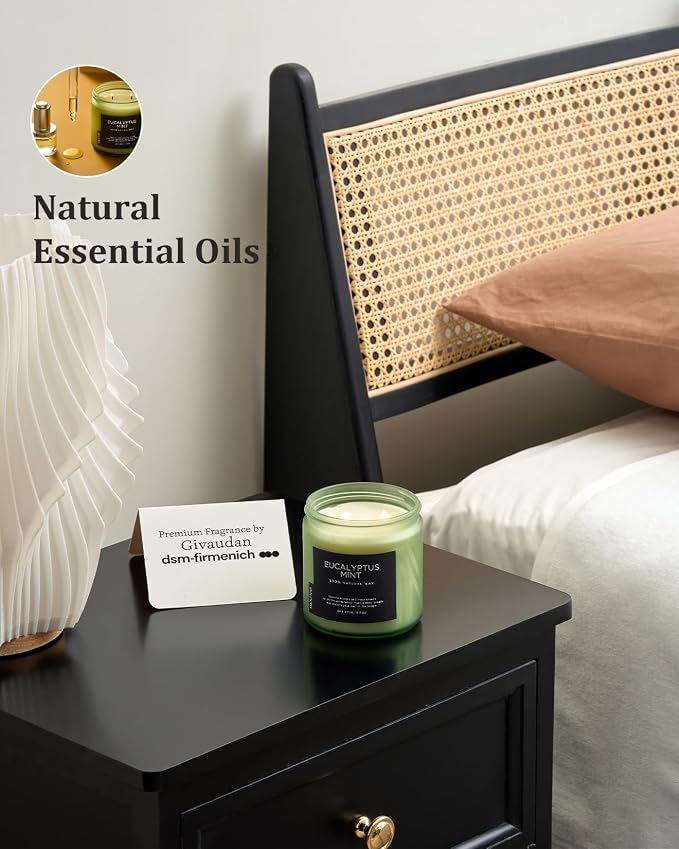 M&SENSE Eucalyptus & Mint Soy Candles - Image 6