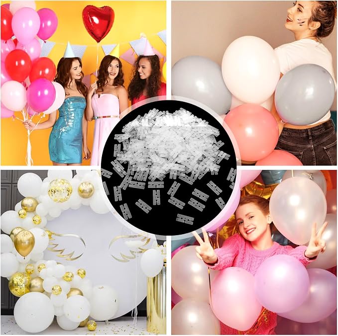 300 Pcs Balloon Ties Plastic Balloon Clips - Image 7