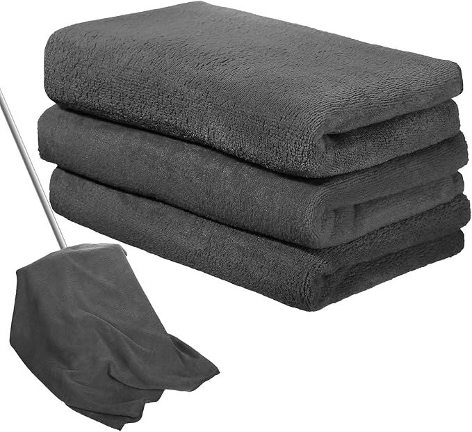 Newwiee 3 Pcs Extra Large Microfiber Cleaning Cloth 30" x 20" Washable Reusable by Newwiee