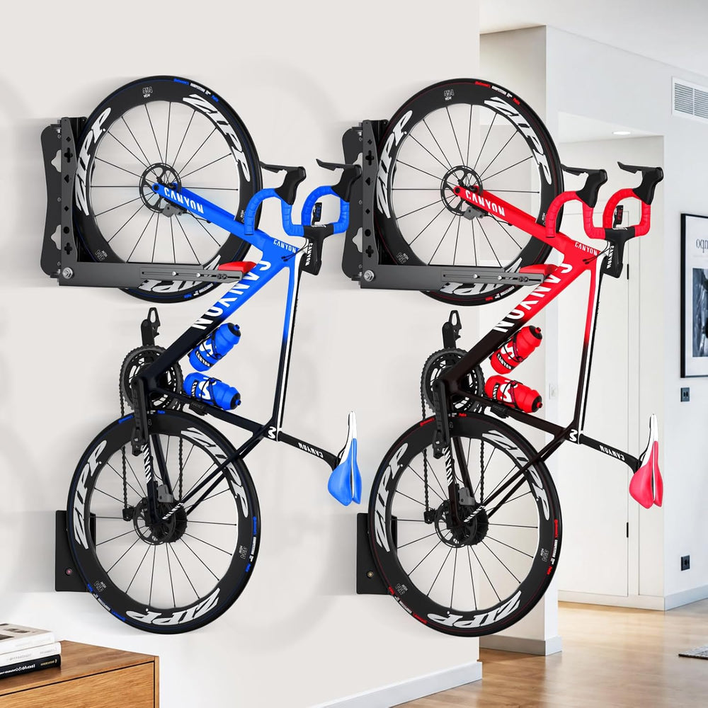 Swivel Bike Wall Mount,No Heavy Lifting Bike Wall Mount,Space-Saving Bike Rac...