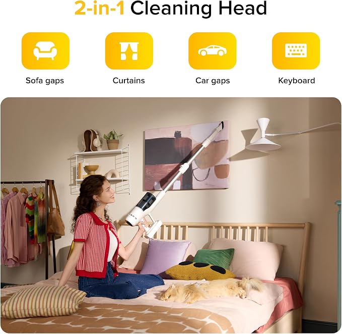 roborock H60 Cordless Stick Vacuum Cleaner, 115AW Suction Power, 60-Min Runtime - Image 7