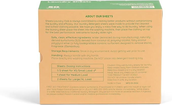 Sheets Laundry Club Laundry Detergent Sheets, 400 Loads - Image 2