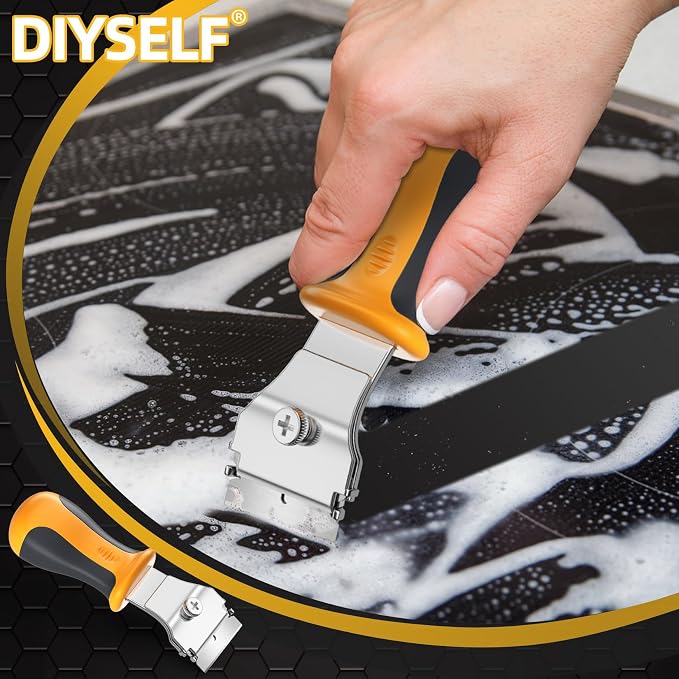 DIYSELF Razor Blade Scraper 12Pack Glass Scraper Oven Scraper - Image 4