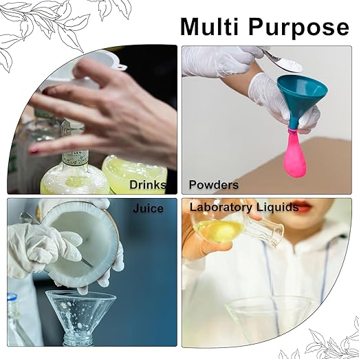 PATIKIL 3 Inch Clear Plastic Funnel - Image 5
