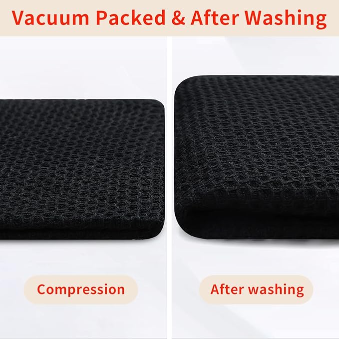 Homaxy 100% Cotton Waffle Weave Kitchen Dish Cloths, Ultra Soft Absorbent Quick - Image 7