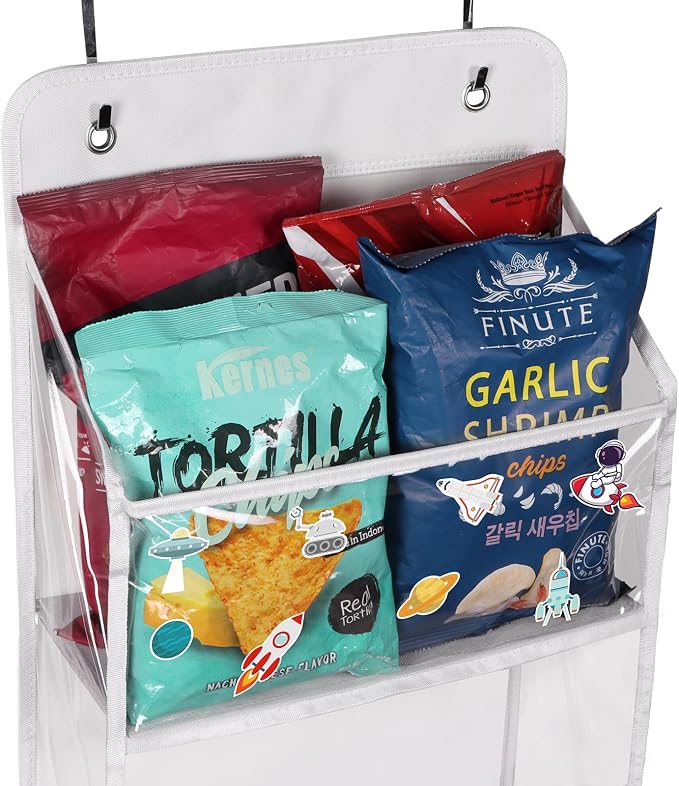 Univivi 5-Shelf Fabric Door Storage Over Door Hanging Organizer - Image 5