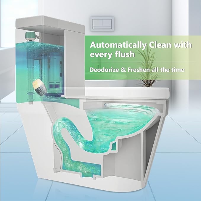 Toilet Bowl Cleaner Tablets, Automatic Toilet Bowl Cleaners, Long-Lasting - Image 8