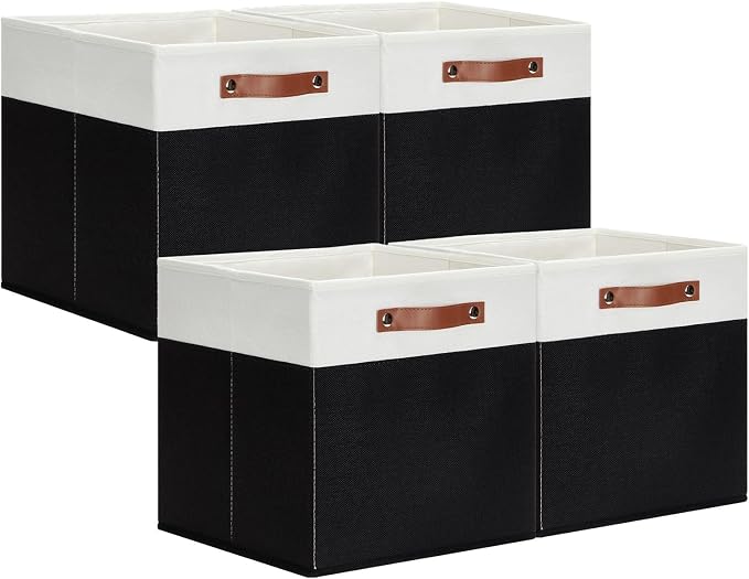 DULLEMELO Storage Cubes 13 inch, Cube Storage Bins by DULLEMELO