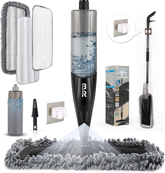 Microfiber Spray Mop for Floors Dry and Wet Mop by MakeCleaningEfficientFun