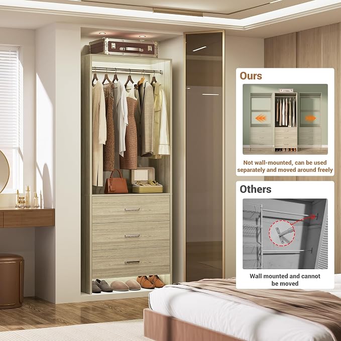 Aheaplus 2FT Closet System - Image 5