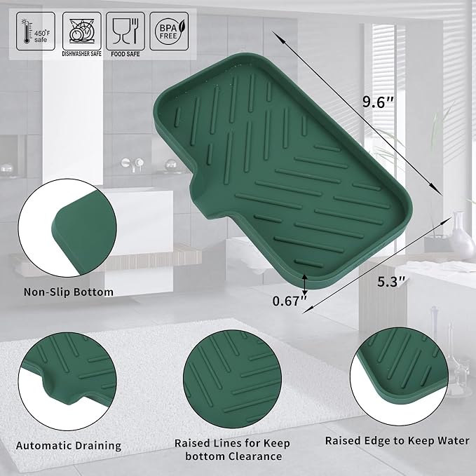 Silicone Bathroom Soap Dishes - Image 2