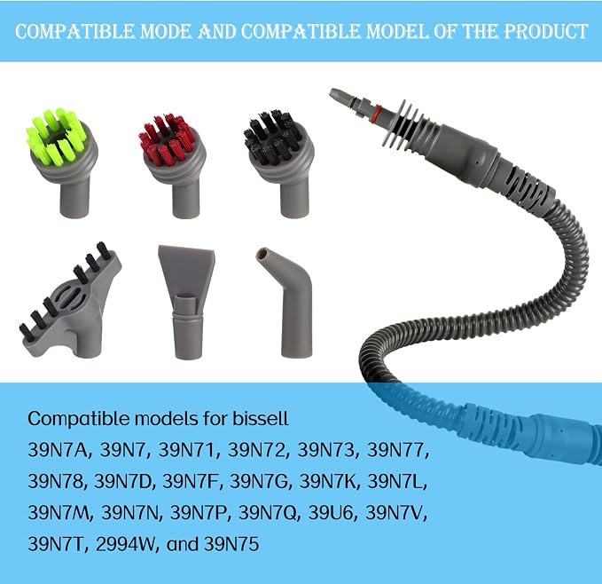 Replacement Extension Hose cleaner brush tool parts - Image 3