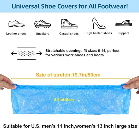 1000 Pcs Shoe Covers Disposable, Reliable Shoe Covers - Image 2