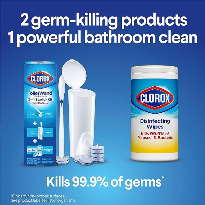 Clorox ToiletWand Disinfecting Refills, Rainforest Rush, Dorm Room Essentials - Image 3