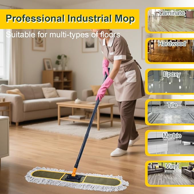 36" Commercial Dust Mops for Floor Cleaning - Image 6
