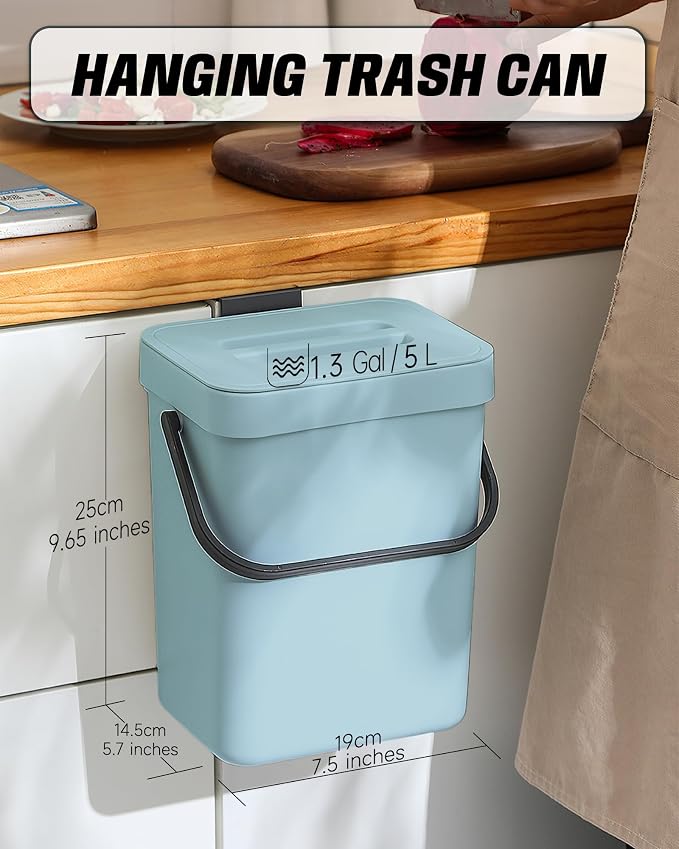 1.3 Gallon Small Trash Can - Image 2