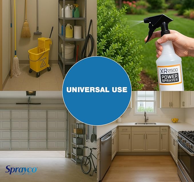 Sprayco 32oz Chemical Resistant Spray Bottle – Adjustable Nozzle, Built-in - Image 5