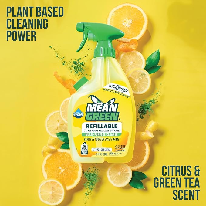 Mean Green Refillable Ultra Powered CONCENTRATE Multi Purpose Cleaner, Citrus & - Image 7