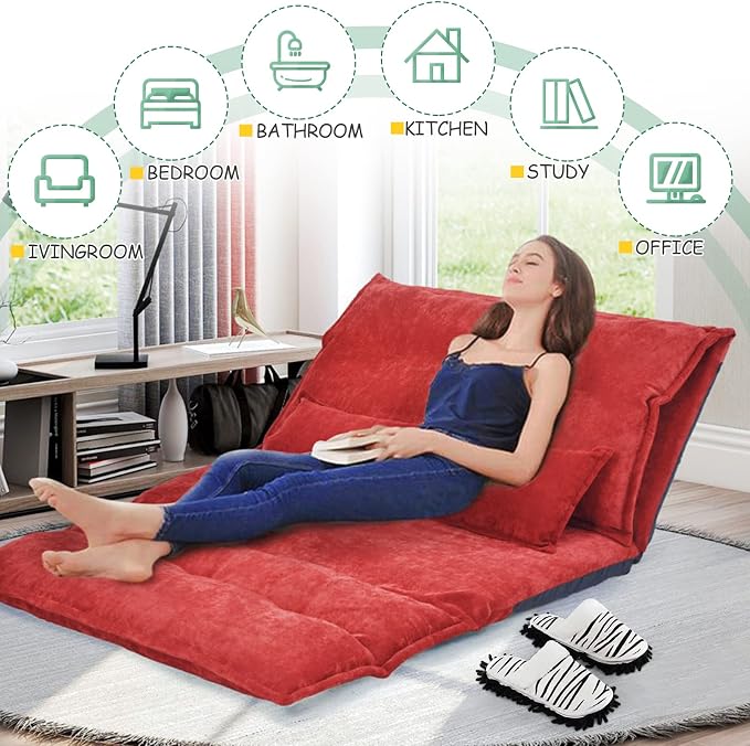 Microfiber Floor Mop Slippers House Dust Cleaning Tool Detachable Washable Shoes - Image 4