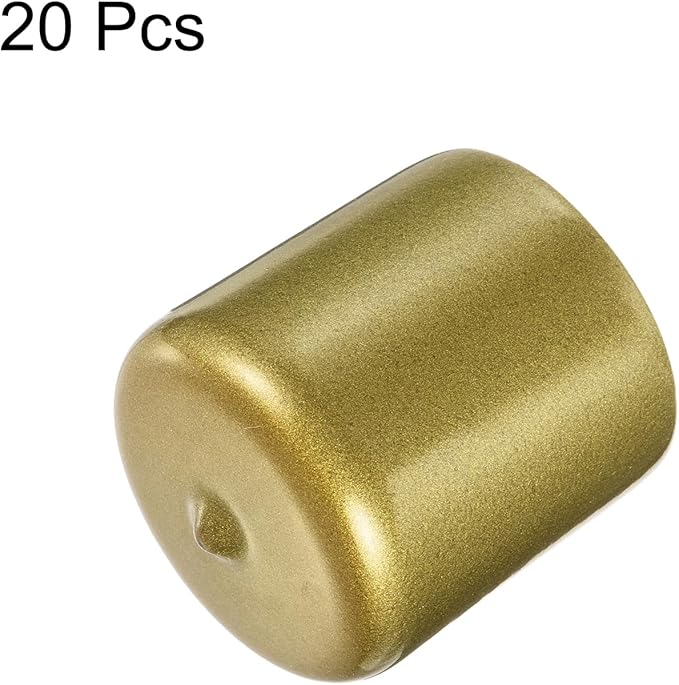 uxcell 20pcs Rubber End Caps 39mm ID Vinyl Round Tube Bolt Cap Cover Thread - Image 2