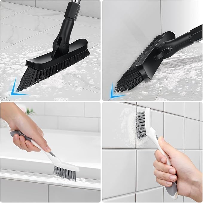 Qaestfy Grout Brush with Long Handle - Image 7