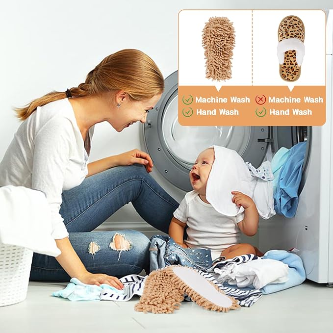 Microfiber Mop Slippers House Floor Dusting Slippers - Image 6