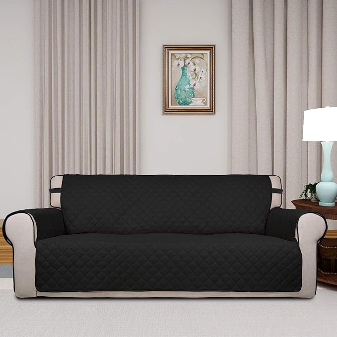 PureFit Reversible Quilted Sofa Cover, Water Resistant Slipcover Furniture - Image 2