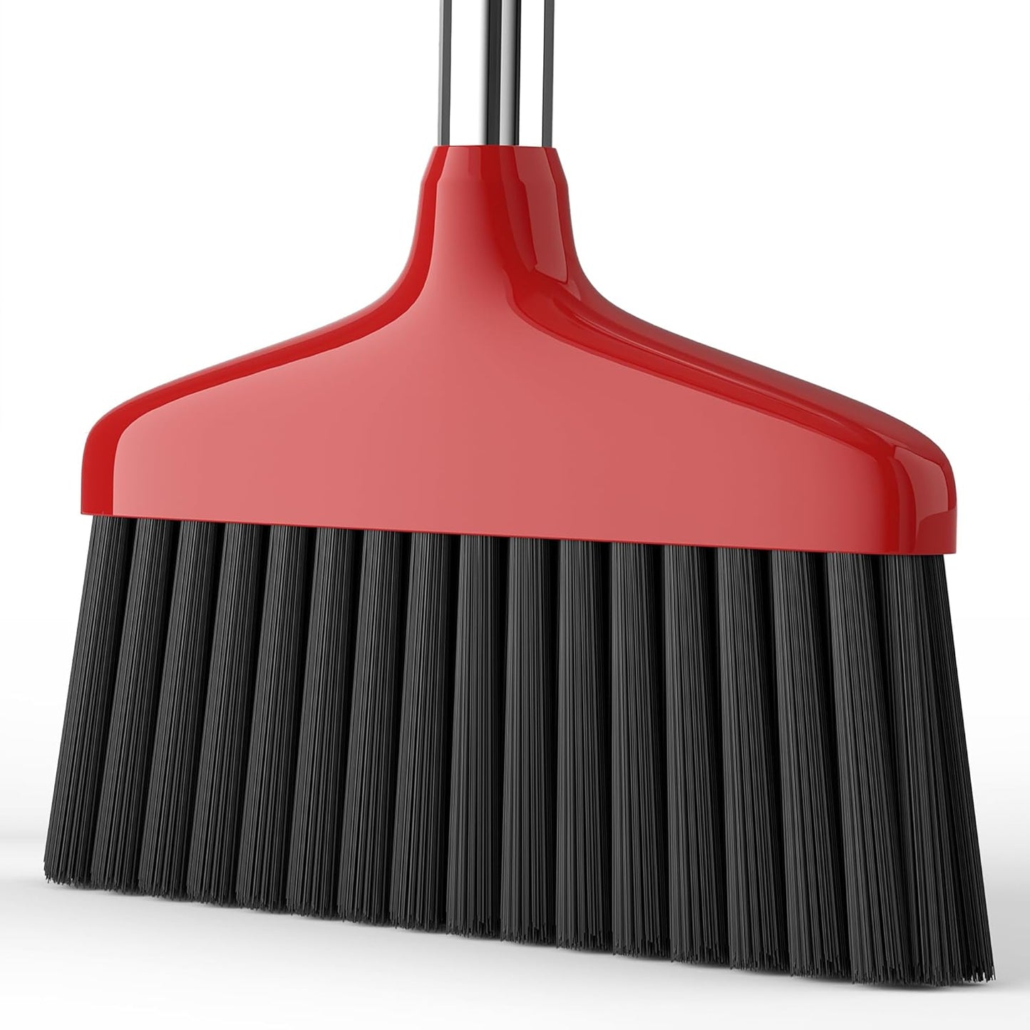 Handy Broom, Indoor/Outdoor Brooms, Duty Kitchen Broom, for Home Garage Kitchen Office Courtyard Lobby Patio Lawn Concrete (1 Pack, Red, New)