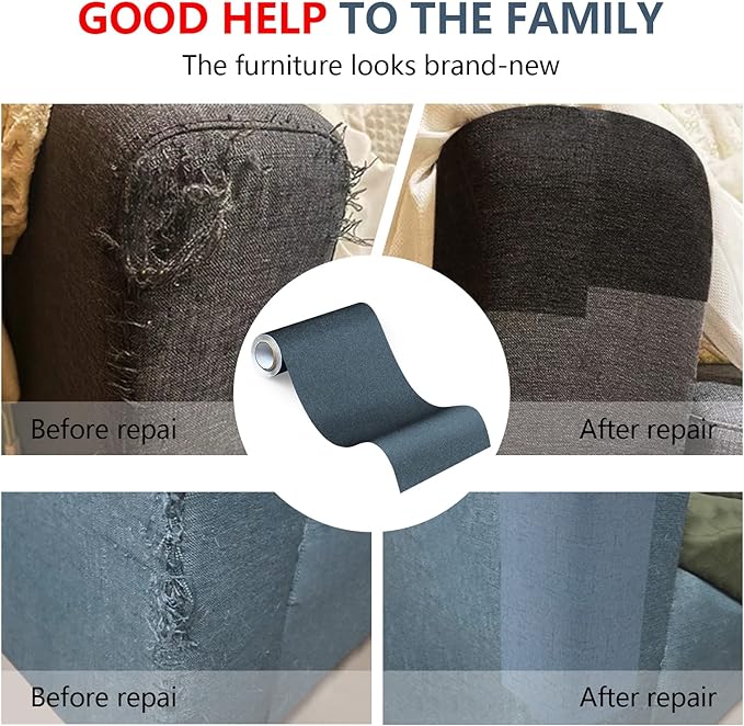 Fabric Repair Patches, Linen Repair Tape Self-Adhesive Fabric Patches Durable - Image 5