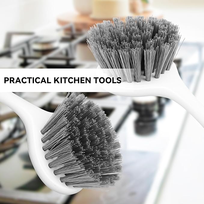 2 Pack Kitchen Scrub Brushes for Cleaning Dish Brush - Image 3