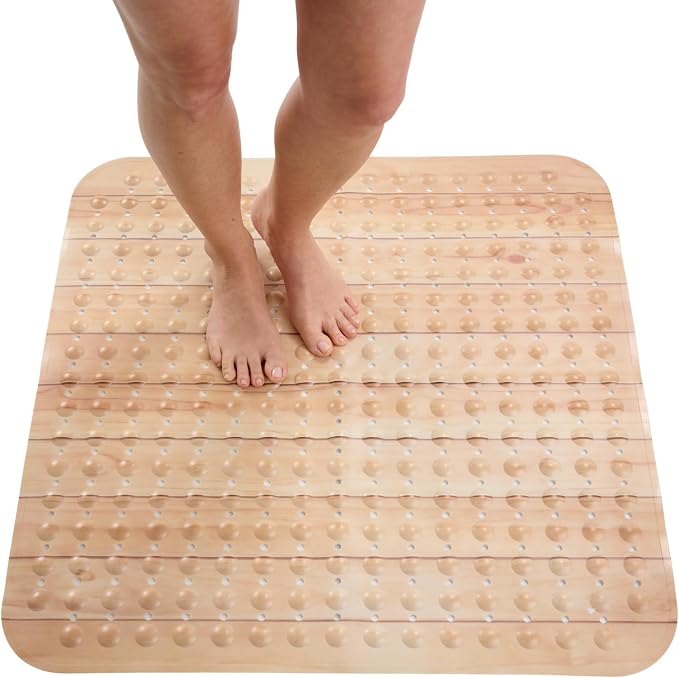 ENKOSI Extra Large Square Non Slip Shower Mat by ENKOSI