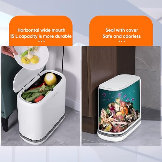 JOYBOS Adsorption Bathroom Trash Can, Bedroom Garbage Can - Image 5