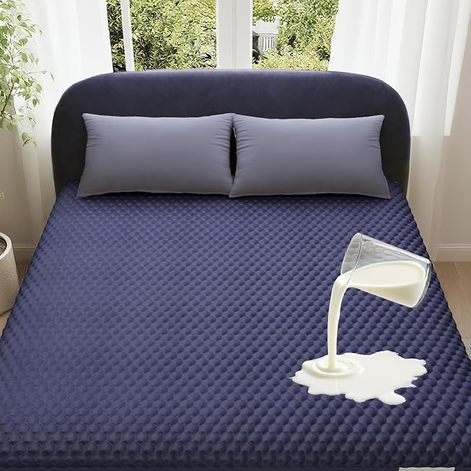 OhGeni 100% Waterproof Mattress Protector, King Size Mattress Pad, Fits 6"-20" by OhGeni