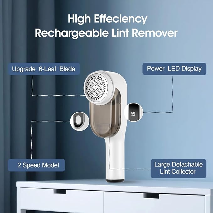 Rechargeable Electric Fabric Shaver Lint Remover - Image 3