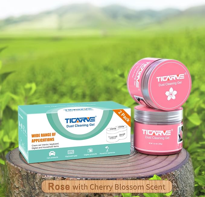 TICARVE 2Pack Cleaning Gel Car Putty Car Clean Putty Gel Auto Tools Car - Image 7