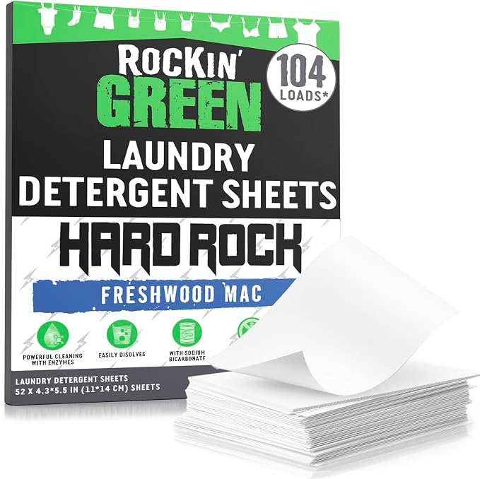 Rockin' Green Hard Rock Travel Laundry Detergent Sheets - Image 8