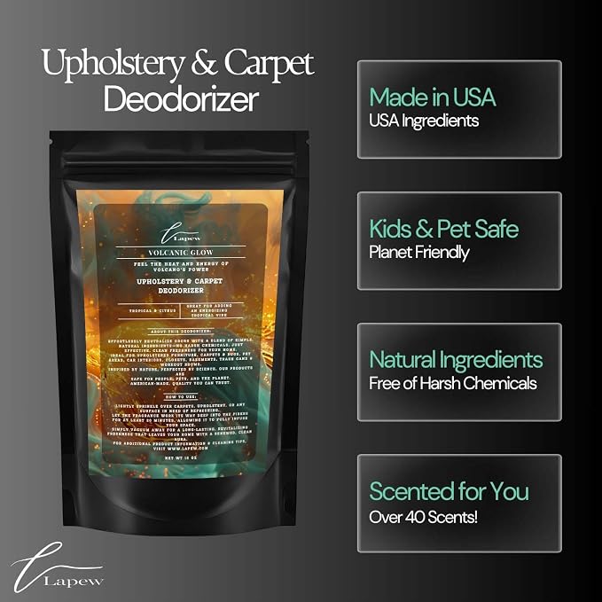 Volcanic Glow Carpet Freshener Powder: Powerful Odor Eliminator - Image 6
