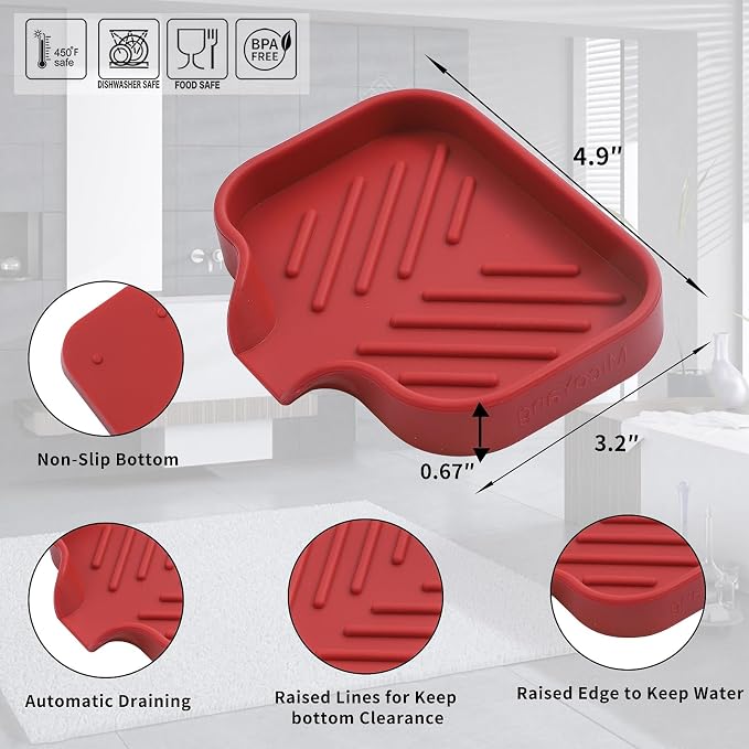 Silicone Bathroom Soap Dishes - Image 2