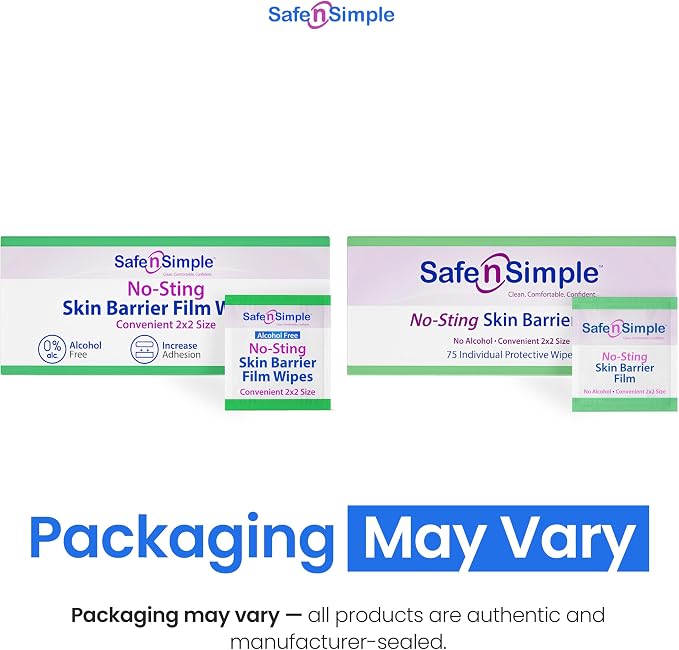 Safe n' Simple No Sting Skin Prep Wipes - Image 2