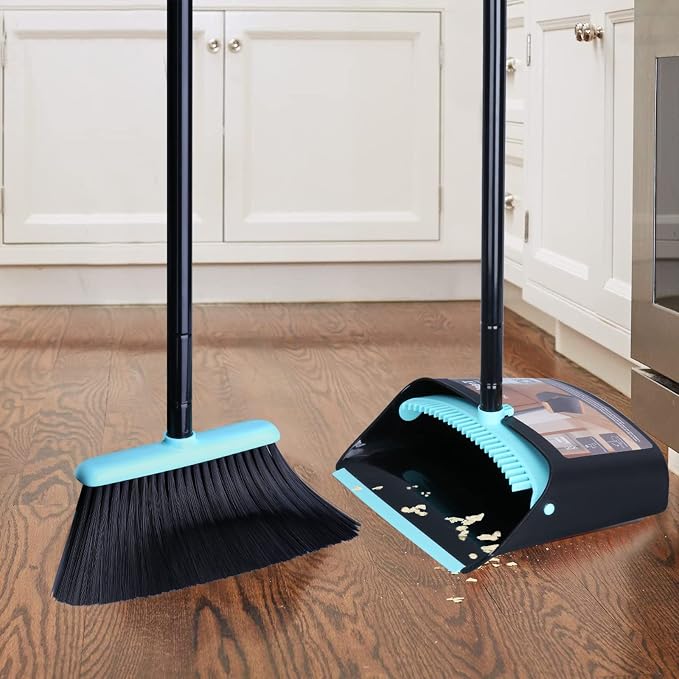 Broom with Dustpan Combo Set, Dust pan with Broom Combo Set, Standing Dustpan - Image 7