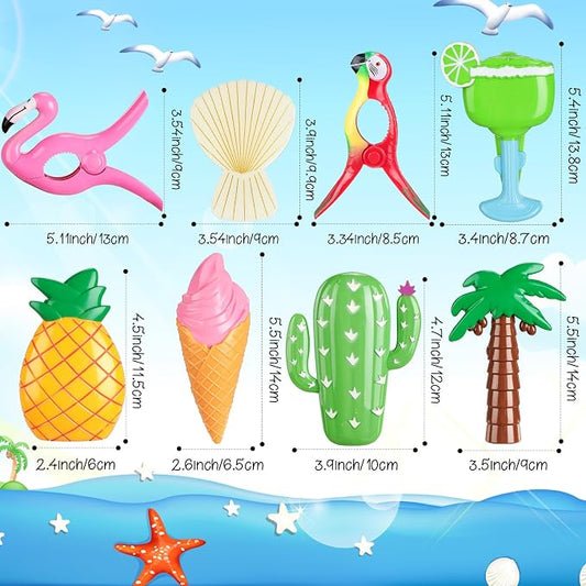 Rtteri 16 Pcs Beach Towel Clips - Image 2